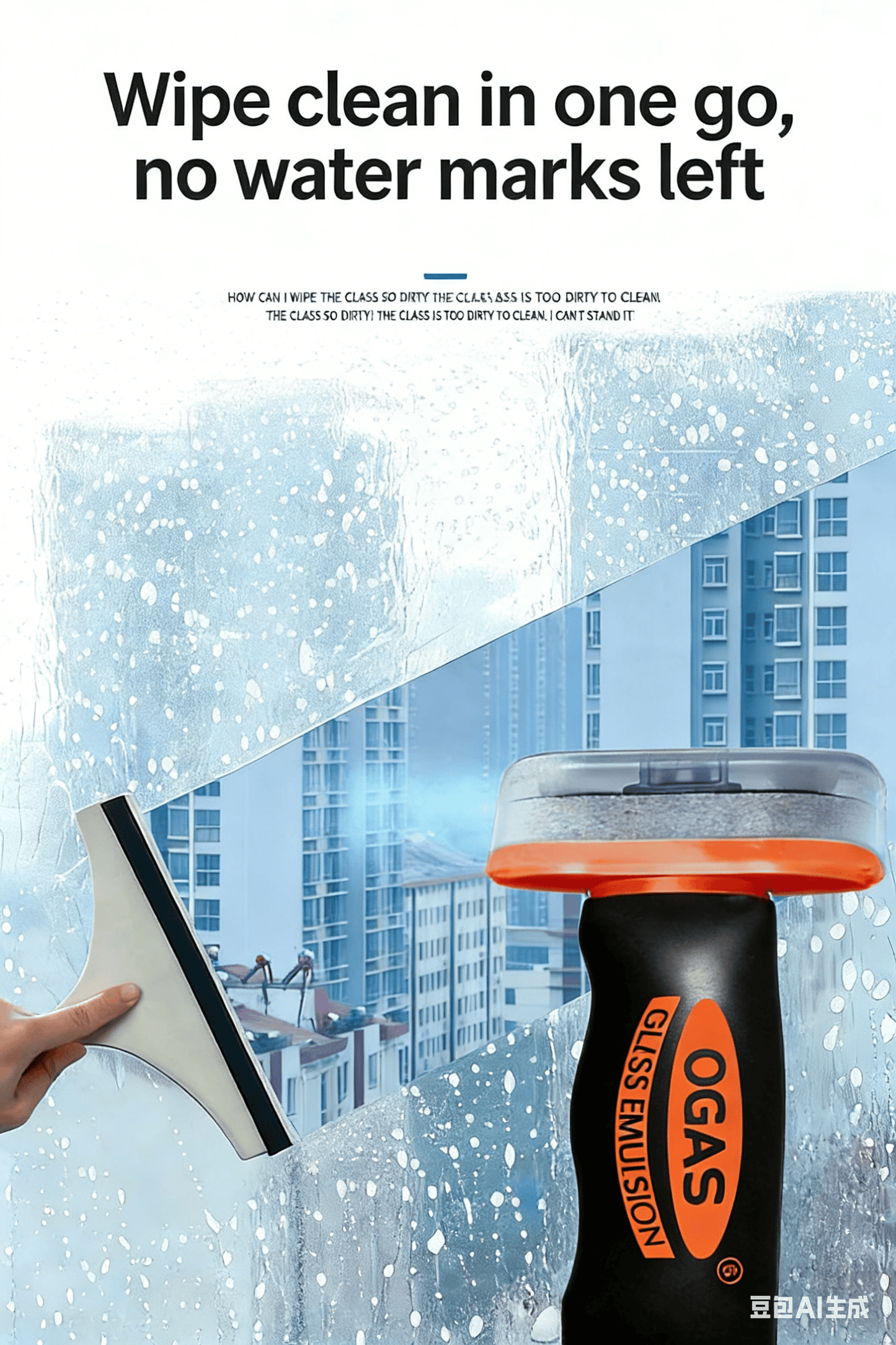 🔥LAST DAY 70% OFF - 🚗🧼 Multi‐Surface Oil Film Cleaning Brush for Auto & Household Glass