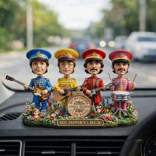 🎵The Beatles “Sgt. Pepper's Lonely Hearts Club Band” Bobblehead Doll