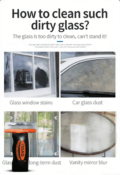 🔥LAST DAY 70% OFF - 🚗🧼 Multi‐Surface Oil Film Cleaning Brush for Auto & Household Glass