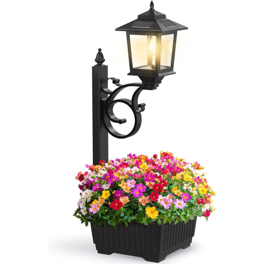 Solar Flower Pot Lamp - Buy One, Free Shipping!