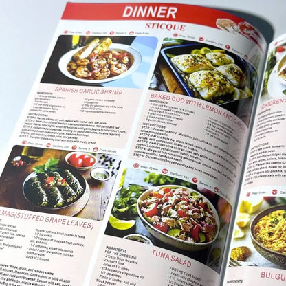 🎁Last Day 50% OFF🔥3-Pack Mediterranean Diet Chart Food List 2026, Mediterranean Ingredient Meal Plan