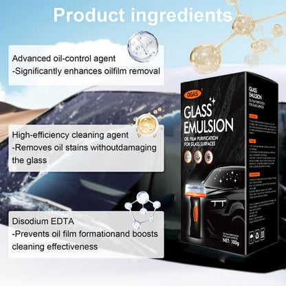 🔥LAST DAY 70% OFF - 🚗🧼 Multi‐Surface Oil Film Cleaning Brush for Auto & Household Glass
