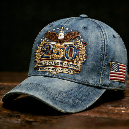 🔥Last Day 70% OFF - 250th Anniversary of the United States Embroidered Cap